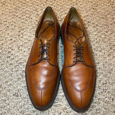 Allen Edmonds Walton Walnut Leather Split-Tod Dress Oxford Derby | Size 14 C USA