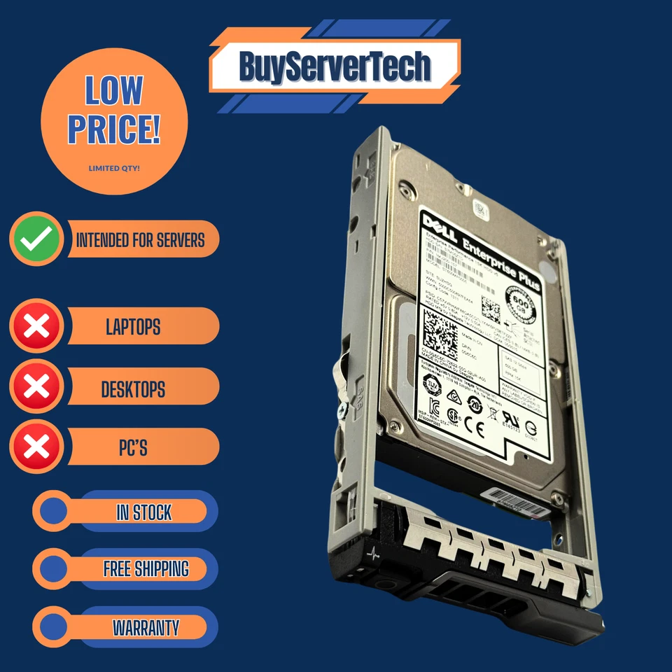 Dell G6C6C ST600MP0005 600GB 15K 2.5" SAS 12Gbps HDD 0G6C6C | 0 Hours | 1YR - Image 3 of 4