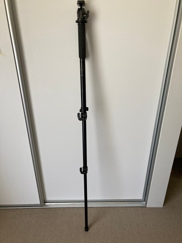 Manfrotto 479-B Professional Monopod - with Velbon PH253 Ball head - Picture 4 of 6