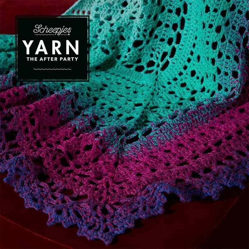 Scheepjes Yarns ::Whirligig #204:: wool alpaca blend Teal to Lavender - Image 2 of 4