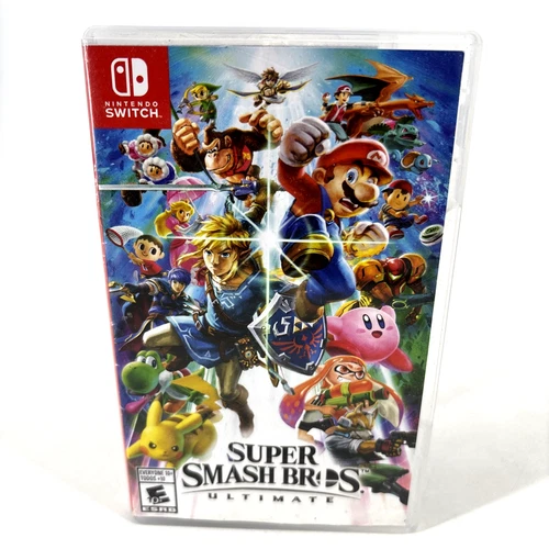 Super Smash Bros. Ultimate - Nintendo Switch - CASE ONLY No Game -Authentic USA
