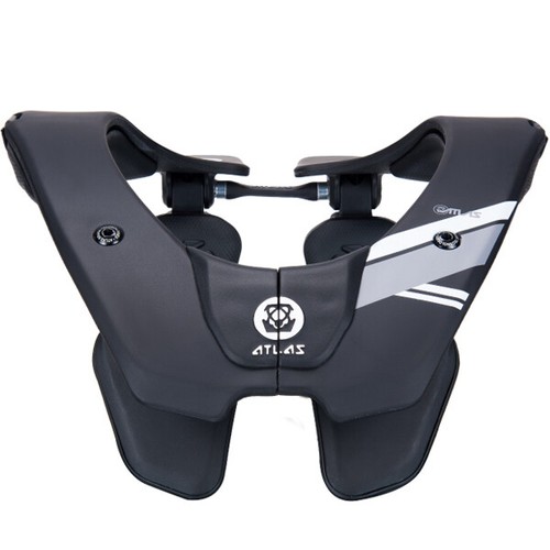 NEW ATLAS AIR LITE NECK BRACE BLACK MOTOCROSS MX ADULT ENDURO BMX MTB