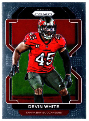 2021 Panini Prizm Football Devin White No. 296 Tampa Bay Buccaneers