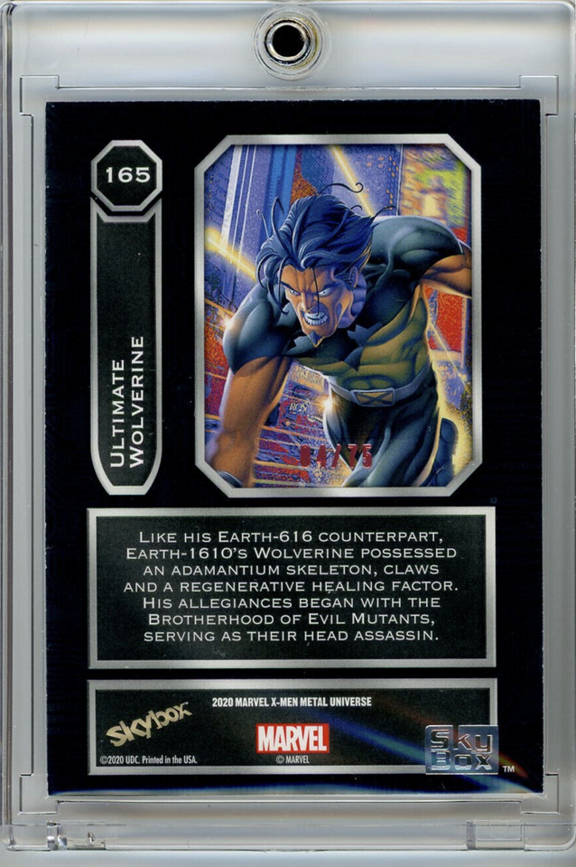 2020 Marvel XMen Metal Universe High Series Pink /75 Ultimate