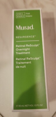 Murad Resurgence Retinal ReScuplt Overnight Treatment New In Box 1oz / 30mL