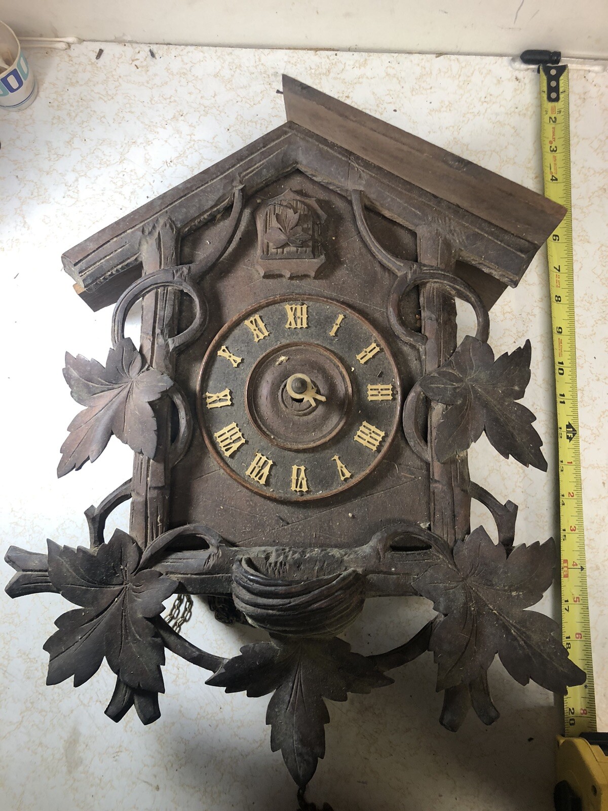 Black Forest Cuckoo Clock Case With MovementParts Or Repair OnlyPlease Read eBay