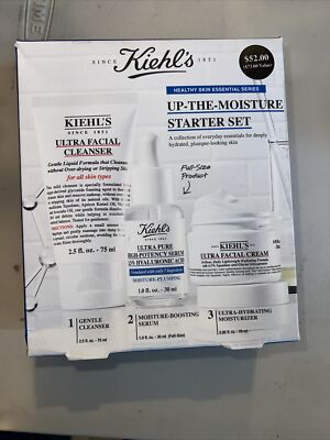 Kiehl's Up the Moisture Starter Set 3-PC SET NEW
