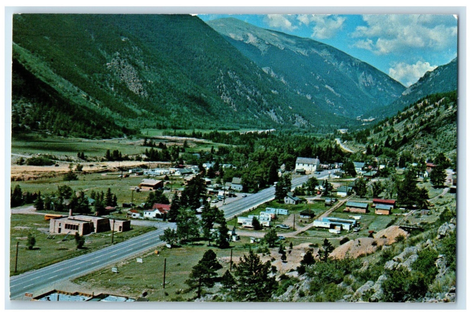 c1950's Bird's Eye View Of Empire Colorado CO Unposted Vintage Postcard