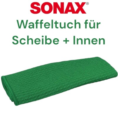Microfasertuch SONAX Mikrofasertuch PLUS Innen & Scheibe 40 x 40 cm