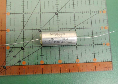 6pcs) .1uF 2000V DC Axial Polypropylene Film Capacitor .1mfd 940C20P1K-F