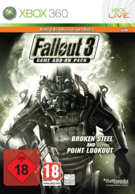 Xbox 360 - Fallout 3: Broken Steel & Point Lookout Add-On DE CD mit Anl.
