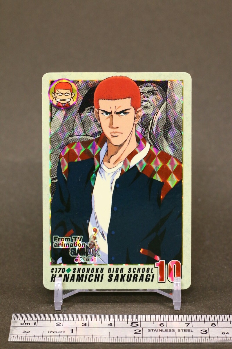 Hanamichi Sakuragi Slam Dunk Card Holo TCG Bandai 1994 Japanese