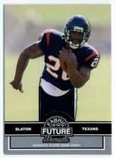 2008 Bowman Fabric of the Future Steve Slaton Jersey Houston Texans #FF-SS