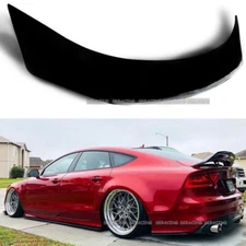 Glossy Black A7 Rear Trunk Lid Spoiler Wing Fits Audi A7 S7 RS7 2013-2017