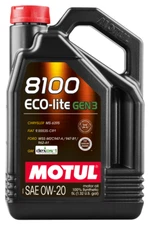 MOTUL 8100 ECO-LITE GEN3  0W20 5 LITER BOTTLE Fuel Economy 111363