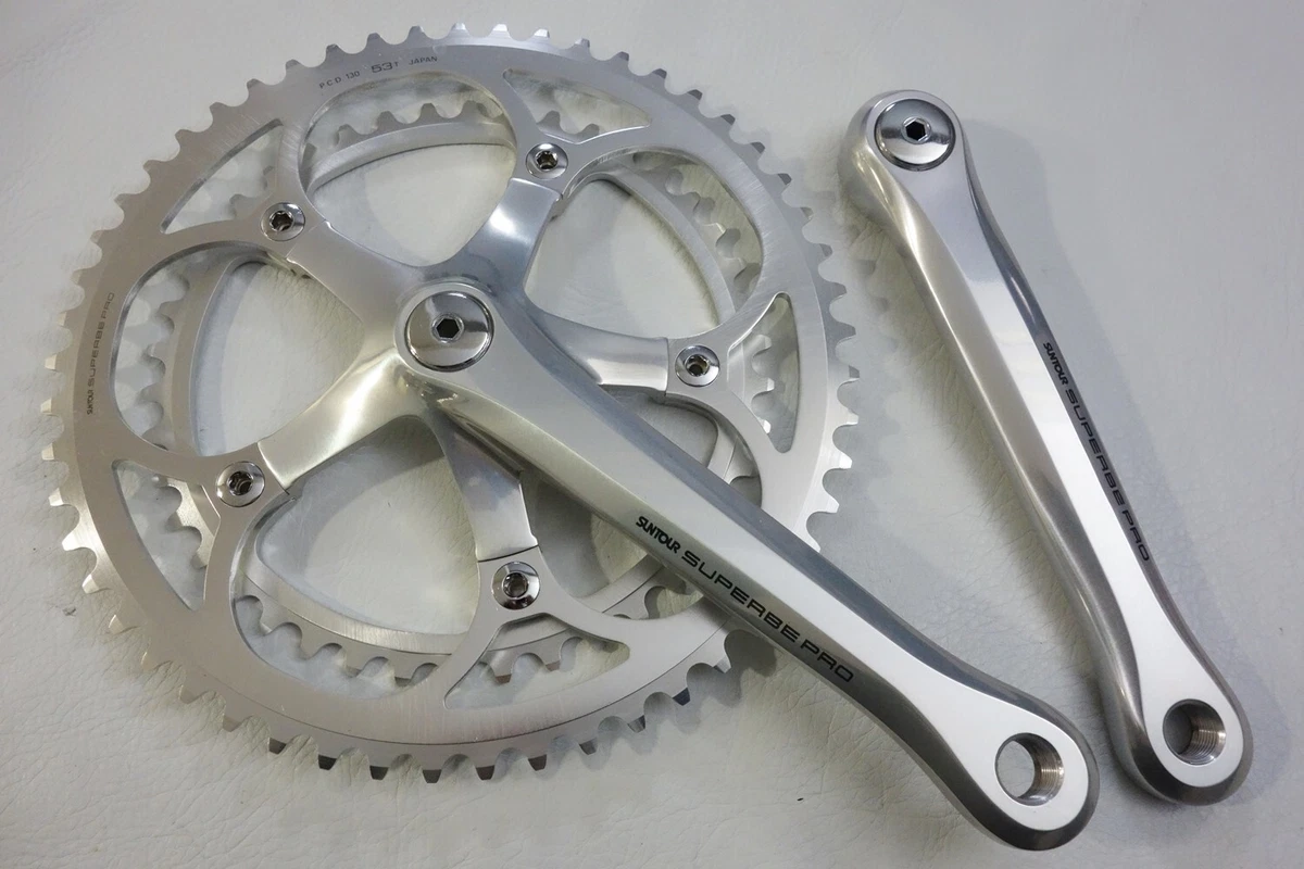 Pédalier Suntour Superbe 172.5 Mm 53/39 Dents - Occasion, Bon état