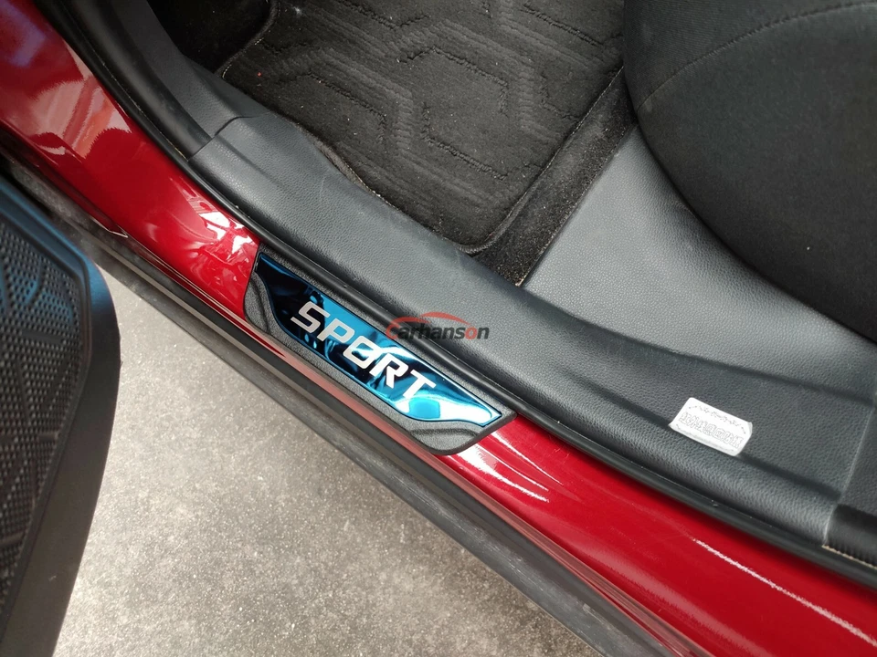 Protector de placa de umbral de puerta para Renault Kadjar 2016-2025 Foto 3 de 4