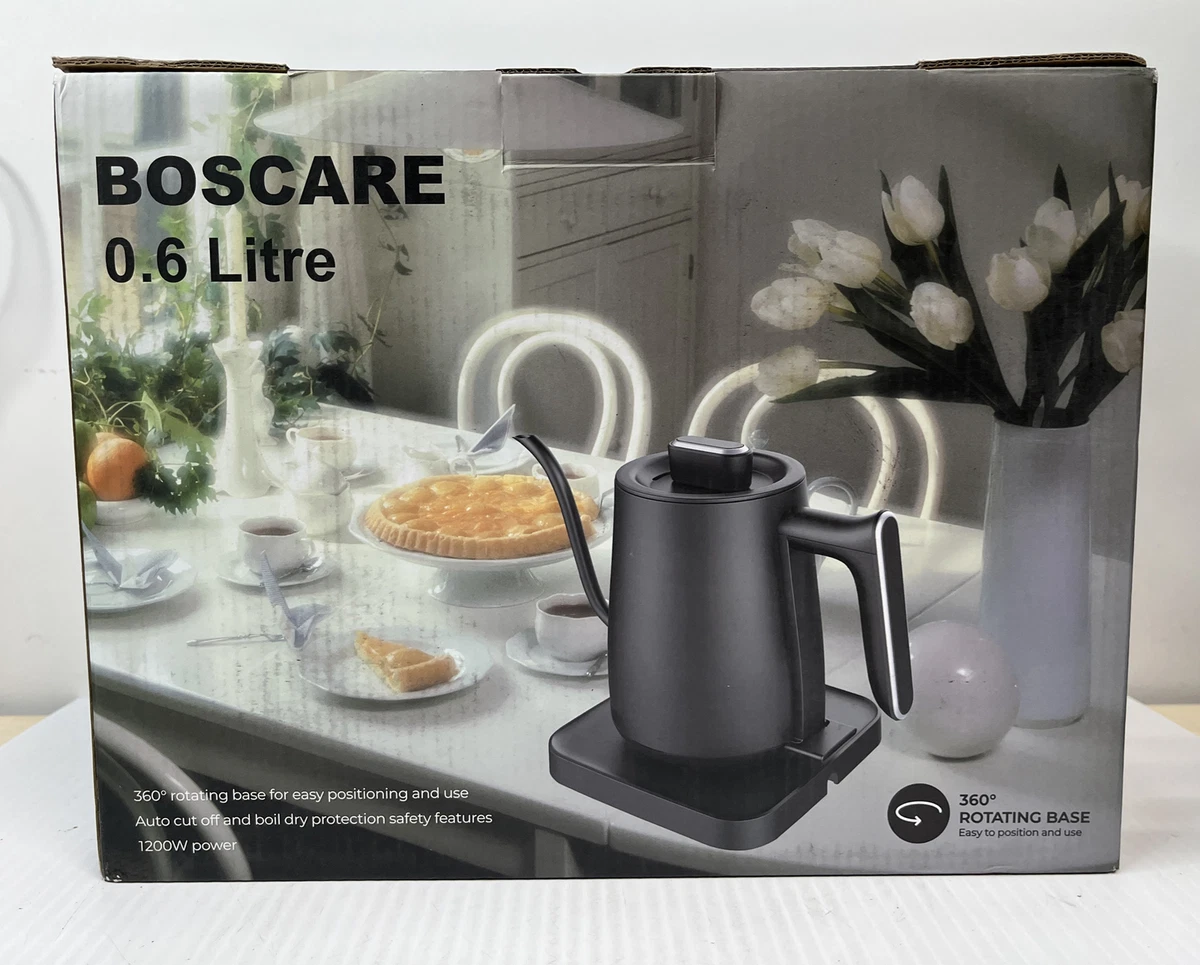 Boscare Electric Tea Kettle Electric Pot Stainless Gooseneck