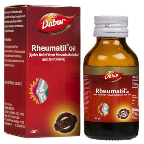 Dabur Rheumatil Oil (50ml) for the muscular well being of people - Picture 1 of 2