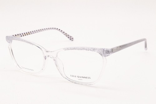 NEW LULU GUINNESS L223 CRYSTAL POLKA B:40 AUTHENTIC DESIGNER EYEGLASSES 56-16 - 第 1/4 張圖片