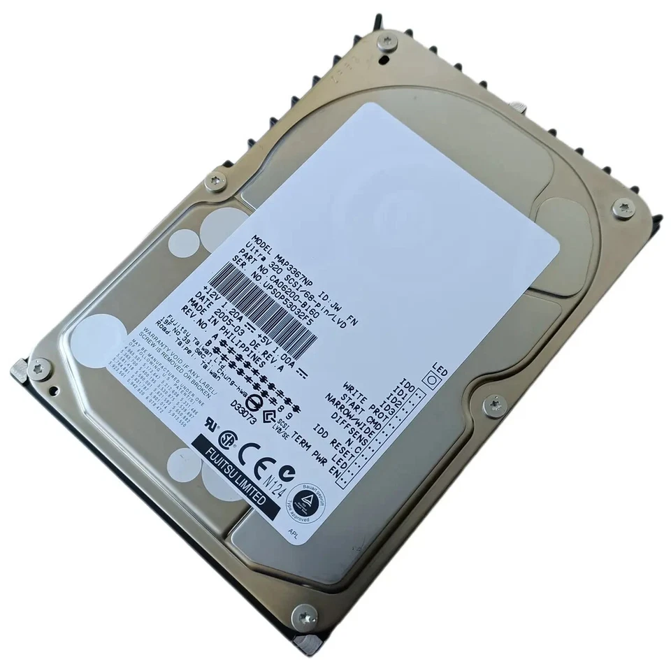 MAP3367NP 36.7GB hp/Fujitsu 10K RPM 8MB 3.5″ SCSI Ultra320 68-Pin Hard - Image 3 of 4