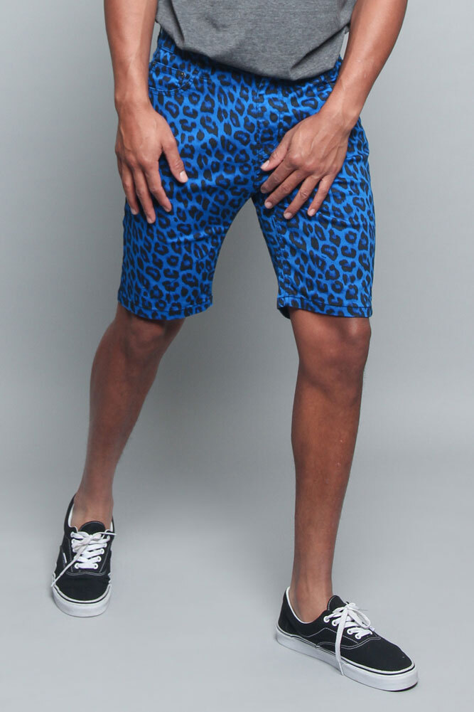 Victorious Men's Cotton Casual Leopard Print Comfortable Victorious Men's Cotton Casual Leopard Print Comfortable