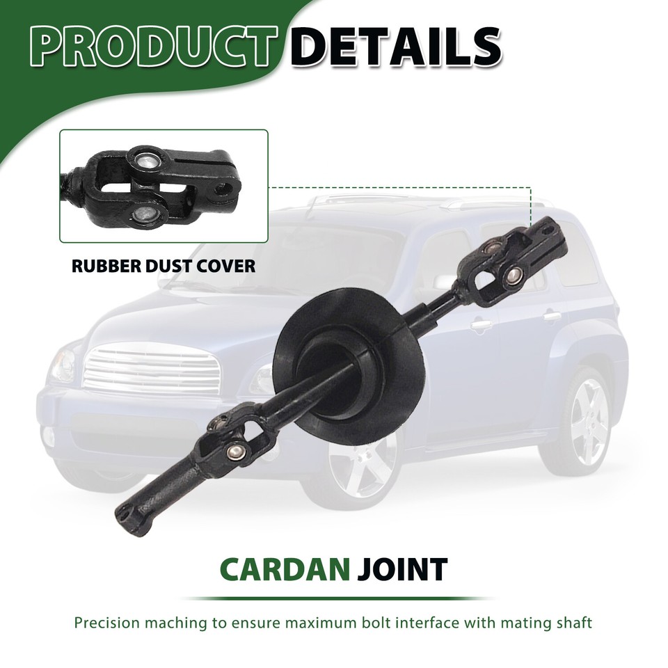 TUCAREST 425-189 Columna De Eje De Dirección Intermedio Inferior Con Junta En U Compatible Con Chevy HHR 2006 07 08 09 10 2011 (excepto Panel SS Y SS) /Reemplazar # 22730246 25834093 25834100
