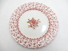 VINTAGE JOHNSON BROTHERS ROSE BOUQUET PINK IRONSTONE BREAD & BUTTER PLATE