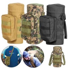 Military Water Bottle Pouch Holder Tactical Hiking Kettle Gear Molle Pack Bag US