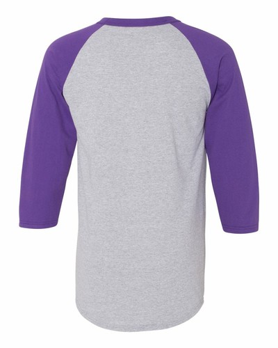 Champion Mens 3/4 Sleeve Raglan Baseball T-Shirt T137 S-3XL CLOSEOUT - Picture 53 of 53