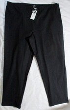 Eileen Fisher Black Slim Ankle Pant Side Zip PLUS 2X NWT 178
