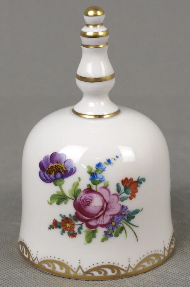 Porzellan-Tischglocke aus der Manufaktur Dresden Potschappel - Image 3 of 4