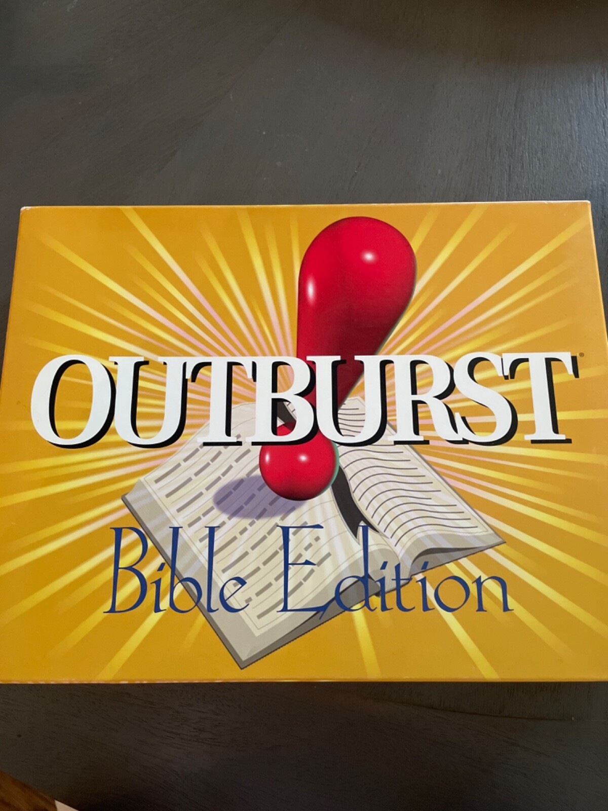 Outburst Bible Edition Religious Board Game 2+ Players Ages 8+ 2002 NEW