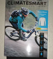 NEW ClimateSmart Black BASE LAYER Long Sleeve SHIRT NWT MENS S Small or 2XL XXL 