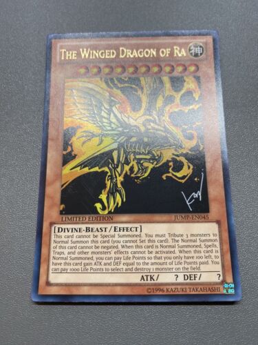 Yugioh The Winged Dragon Of Ra Limited Edition Ultra Rare JUMP-EN045 MP - Picture 1 of 24