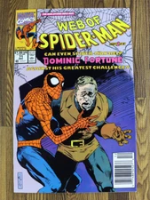 1990 Marvel Web Of Spider-Man #71 NEWSSTAND VG/FN+