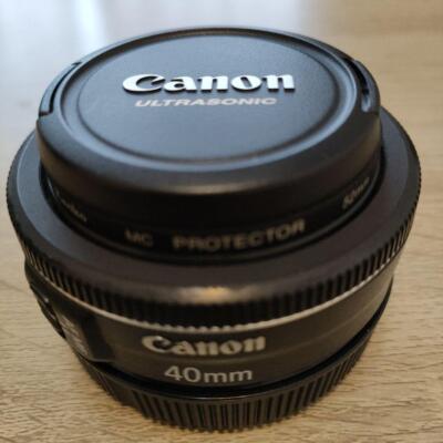 CANON EF 40mm f/2.8 STM Pancake AF Lens Camera Pre-Cleaned JAPAN w