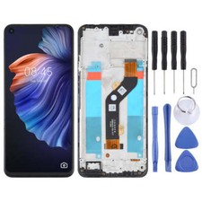 For Tecno Camon 17 OEM LCD Screen Digitizer Full Assembly with Frame Replacement