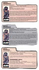 G.I. JOE ARAH Series 4 (1985) AIRTIGHT Original Vintage Filecards