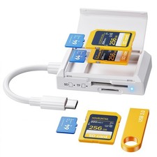 SD/TF Card Reader USB Type C with SD Card Storage USB 3.0 Card Adapter