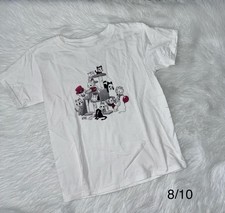 Small Shop Horror Kittens White Tee Shirt Size 8/10