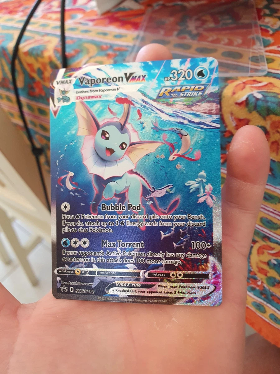 ポケモンカードゲーム 2024 POKEMON SV6B VAPOREON VMAX 2024 Pokemon Vaporeon VMAX Vaporeon Box S. Chinese 006/009 CGC 8