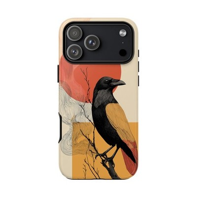 Phone Ink - iPhone/Galaxy/Pixel Case - Raven Tree Branch Abstract Bird