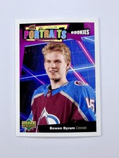 2020-21 Upper Deck UD Portraits Bowen Byram Colorado Avalanche #P-82