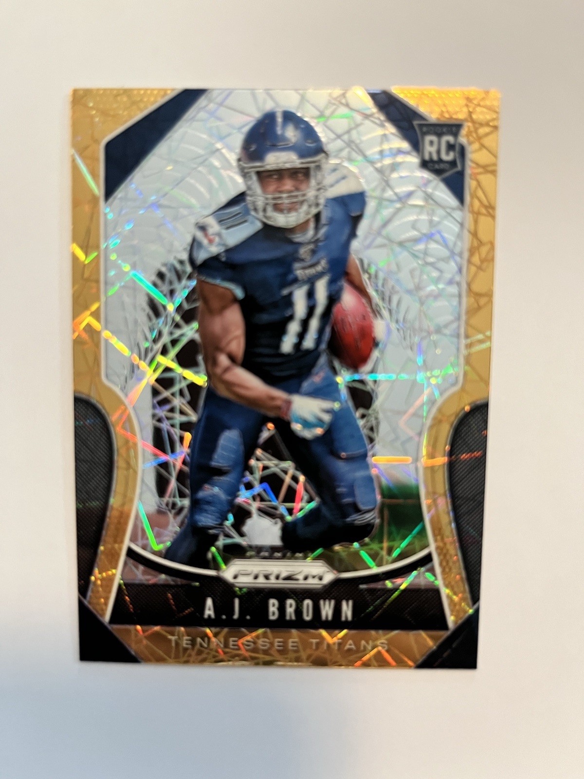 AJ Brown Panini Prizm #344 Lazer