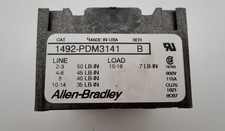 ALLEN BRADLEY 1492-PDM3141 DISTRIBUTION BLOCK, SER. B, 115A CU 90A 600V