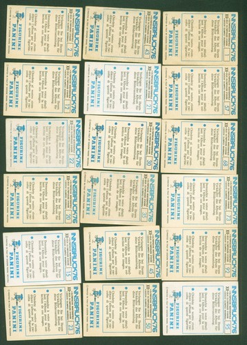 LOTTO 75 FIGURINE PANINI INNSBRUCK '76 TUTTE DIFFERENTI VELINE ORIGINALI - Foto 2 di 8