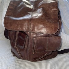 Vintage Fossil backpack Tobacco Brown Large