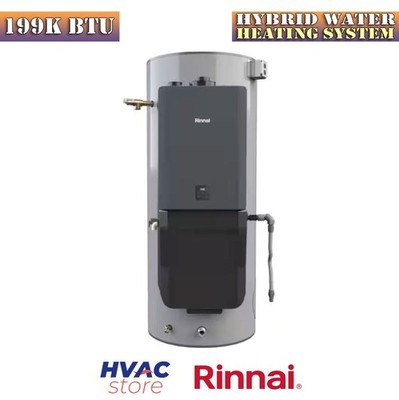 Rinnai 199K BTU Hybrid Water Heating System Natural Gas H-Series Ultra Low NOx