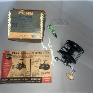 Moulinet Vintage PENN 285 Delmar - Eau Salée, Star Drag - Occasion + Boîte